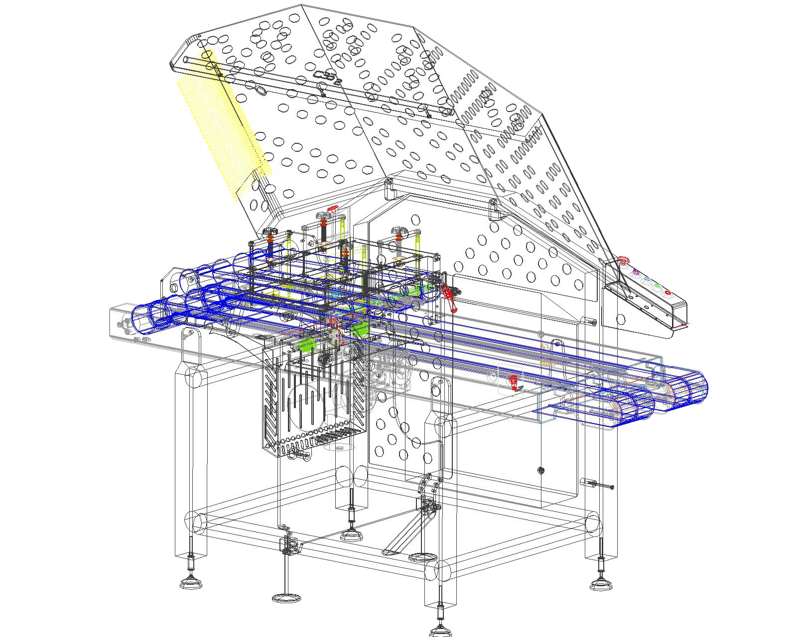 Zdjęcie przedstawiające szkic maszyny